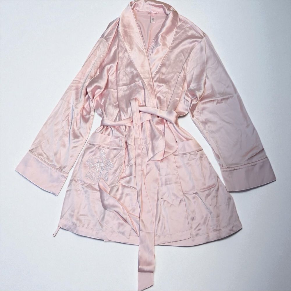 🌸 SKIMS Hotel Shine Robe | Baby Pink | XL 🌸 - Picture 6 of 9